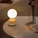 Axyaa Natural Stone LED Desk Lamp | Pastoral Style Modern Home Decor | Bedroom Study Table Light