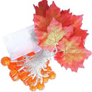 Axyaa Halloween LED Light String: Maple Pumpkin Fairy Garland for Festive Decor