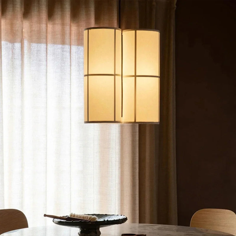 Axyaa Wabi Sabi Cloth Ceiling Chandelier for Living Room and Kitchen - Home Décor Lustre