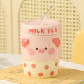 Axyaa Cartoon Milk Tea Ceramic Couple Mugs with Lid, Ceramic Straw Cup for Home and Office