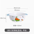 Axyaa Dinosaur Ceramic Children's Bowl - High Temperature Resistant, Cute & Versatile