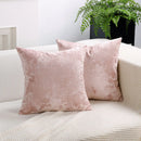 Luxury Velvet Gold Christmas Cushion Cover by Axyaa - Home Decor Sofa Bed Pillowcase