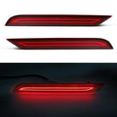 Axyaa LED Rear Bumper Reflector Lights with Running Brake and Dynamic Turn Signals