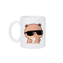 Axyaa Kawaii Panda Bear Mocha Cat Christmas Mug Mugs Set Original Drinkware