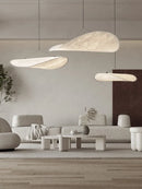 Axyaa Silk Ceiling Pendant Lamps: Modern, Minimalist, LED Chandeliers for Home Decor