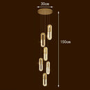 Axyaa Nordic Chandeliers Hanging Lamps Ceiling Light Fixture Indoor Lighting
