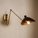 Axyaa Industrial Loft Wall Light, Adjustable Iron Bedside Lamp for Bedroom Living Room