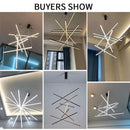 Axyaa LED Pendant Light for Modern Loft Ceiling, Villa Hall, or Highrise Building