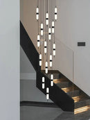 Axyaa Modern LED Staircase Chandelier Ceiling Light Fixture