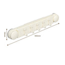 Axyaa Plastic Suction Cup Hook Bathroom Towel Rack - Strong Suction Power