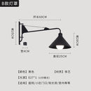 Axyaa Industrial Swing Arm Outdoor Wall Lamp LED E27 Rotatable Wall Mounted
