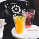 Axyaa Double Wall Glass Cup: Durable, Heat Resistant Drinkware for Home - 250ml