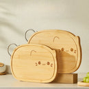 Axyaa Bamboo Cat Cutting Board - Kitchen & Fruit Cutting Board