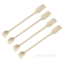 Axyaa Double Head Silicone Spatula Set for Jar Makeup & Cake - 4Pcs
