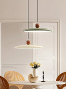 Axyaa Modern UFO Cream Chandelier: 2023 New Trend Table Lamp for Designer Restaurants