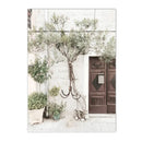 Scandinavian Green Leaves Reeds Posters Boho Wall Art Axyaa Canvas Prints