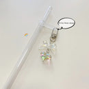 Axyaa Heart Bow Straw Charm for 30/40 oz Tumbler: Kawaii Pendent Chain Accessories
