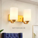 Axyaa Retro LED Glass Wall Lamp - Stylish Bedroom & Living Room Lighting
