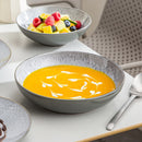 Axyaa Karst Stoneware Tableware Set for 4/8/12 - Dinner, Dessert Plate, Soup Bowl, Mug