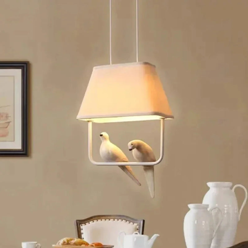 Axyaa Birdcage Pendant Light - Chandelier Ceiling Lamp for Dining and Study Room Decor