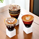 Axyaa Retro Ceramic Latte Cup, 215ml - Home Art Decorative Porcelain Cup