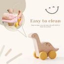 Axya Wooden Animal Building Block Toy Set - Dinosaur Lion Cartoon