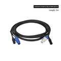 Axyaa Powercon Plug DMX Signal Line Hand in Hand Cables for Stage DJ Disco