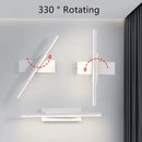 Axyaa Rotatable LED Wall Lamp: 360° Adjustable Angle for Living Room, Bedroom, and More