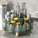 Axyaa 360 Rotating Makeup Organizer & Perfume Storage - Large Capacity Round Organizer