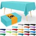 Axyaa Waterproof Plastic Table Covers 54X108inch