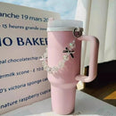 Axyaa Beads Tumbler Handle Strap for Stanley Cup 40/30 oz Thermos Cups.