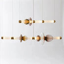 Axyaa Light Luxury Restaurant Bar Counter Glass Pendant Lights.