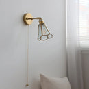 Axyaa Clear Glass LED Wall Lamp Sconce Shade Modern Nordic Stair Lighting