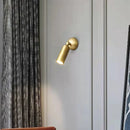 Axyaa Gold LED Wall Lights: 3 Temp Dimming, Rotatable Sconces