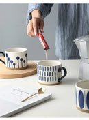 Axyaa Ceramic Hand-painted Underglaze Color Mug 450ML Coffee Tea Water Cup