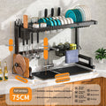 Axyaa Stainless Steel Kitchen Sink Rack for Multi-Functional Countertop Storage
