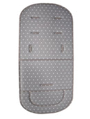 Axyaa Stroller Seat Cushion with Back Support - All-Season Thin Pushchair Pad