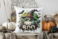 Axyaa Halloween Trick or Treat Pillow Cover for Sofa, Bedroom, Car - Cushion Cover