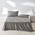 Axyaa 800 Thread Count Egyptian Cotton Flat Sheet in Solid Color, Single Queen King Size