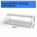 Axyaa Aluminum Cosmetics Checkout Display Shelf for Supermarkets and Retail Stores