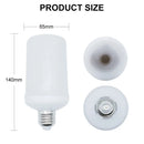 Axyaa LED Flame Light Bulb - 4 Modes Party Fire Effect KTV Festival Garden Decor