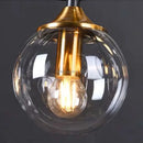 Axyaa Glass Pendant Lights: Minimalist 4-Head LED Interior Decor Lamps