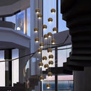 Axyaa Nordic Stair Chandelier, Living & Dining Room Pendant Lights & Ceiling Light, Indoor Lighting