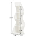Axyaa Modern 5-Tier Corner Bookshelf Plant Stand & Small Storage Rack