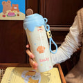 Axyaa Kawaii Ice Cream Stainless Steel Thermos - Portable Thermal Cup