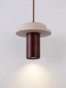 Axyaa Japanese Style Yellow Cave Stone Bedside Chandelier