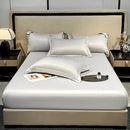 Axyaa Washed Silk Fitted Sheet Set - High-Quality Silky Bed Sheet