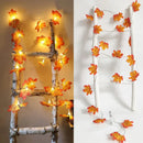Axyaa Maple Leaf Fairy Lights Garland: Fall Decor for Home, Wedding, Party