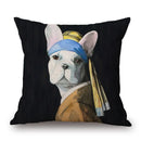 Axyaa Nordic Animal Cartoon Print Cushion Cover - Sofa & Bedroom Decoration Pillowcase