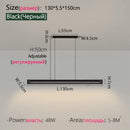 Axyaa LED Linear Pendant Light: Modern Lighting for Kitchen, Dining Room, Office, Bar
